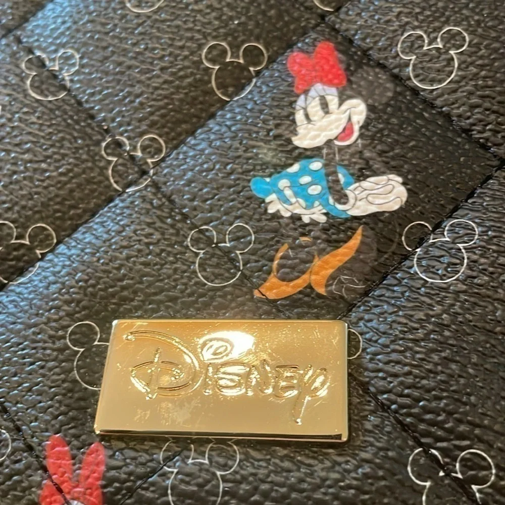 Disney Mickey and Minnie  black Crossbody/ clutch chain bag